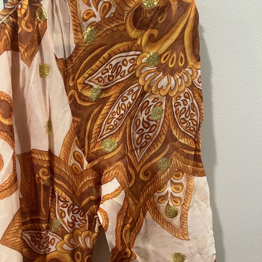 NEW Farm Rio x Anthropologie Long-Sleeve Jacquard Maxi Dress, XS - Picture 5 of 8